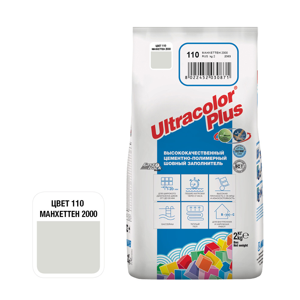 ���� ������� ��������� Mapei Ultracolor Plus 110 ��������� 2 ��   ������ ������