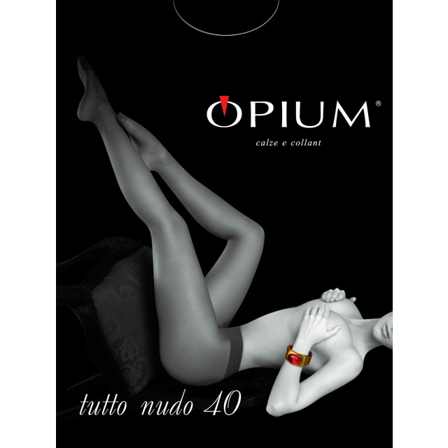 ���� �������� OPIUM Tutto Nudo 40den 4 nero   ������ ������