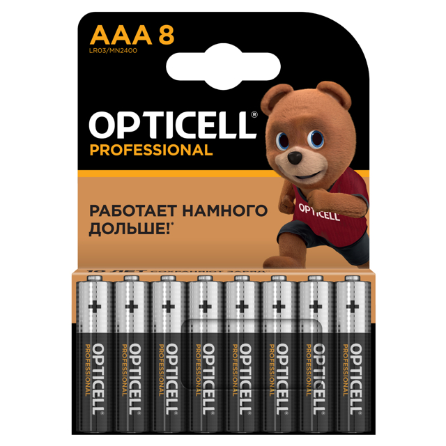 ���� ��������� OPTICELL ����������� 1,5� ����������� AA� 8��   ������ ������