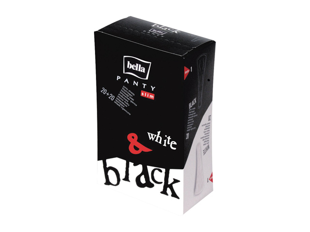 ���� ��������� BELLA Panty Slim Black&White String 40��   ������ ������