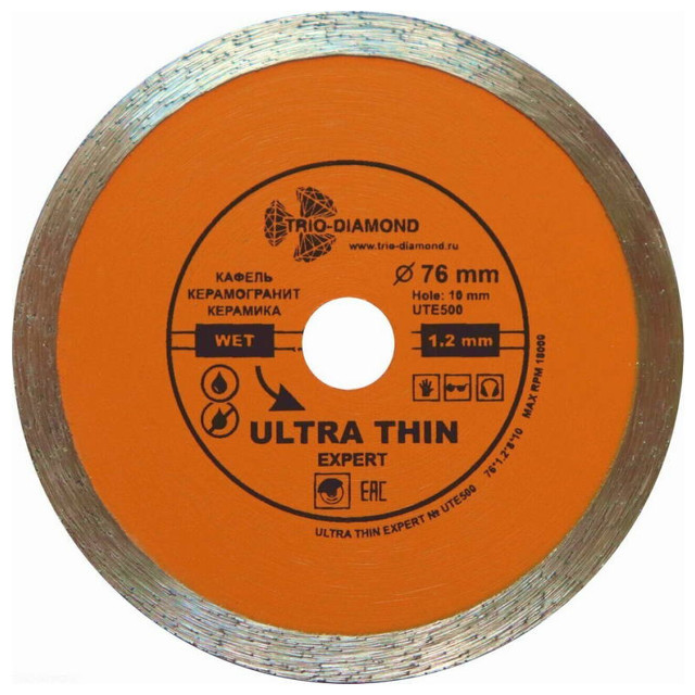 ���� ���� �������� TRIO-DIAMOND Ultra Thin Expert 76�10�1,2�� ��������   ������ ������