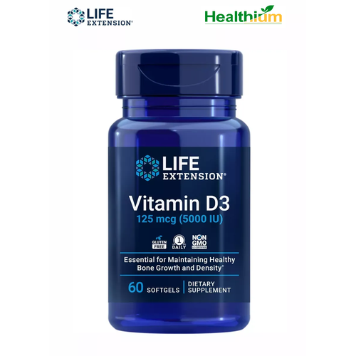 ���� Life Extension Vitamin D3 5000IU 60 ����������� ������ ������� �3 ��� ������ � �����, ��������� �������� ������ ������