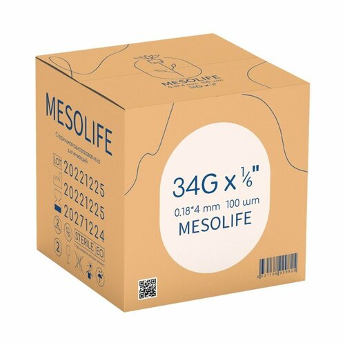 ���� ���� ��� ����������� 34G 0,18 � 4 ��, 100 ��, Mesolife ������ ������