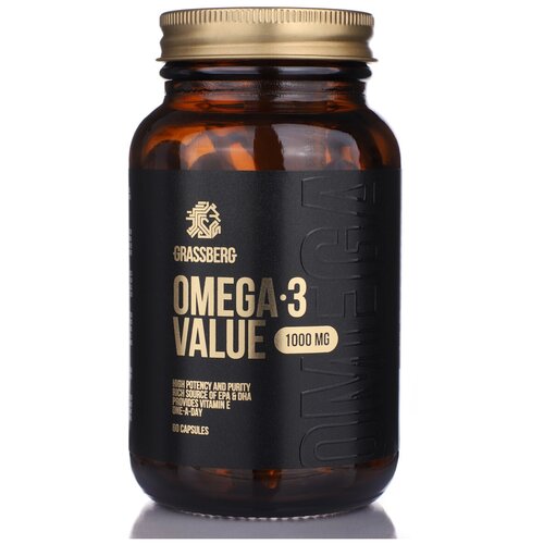 ���� Grassberg Omega-3 Value ����., 1000 ��, 60 ��. ������ ������