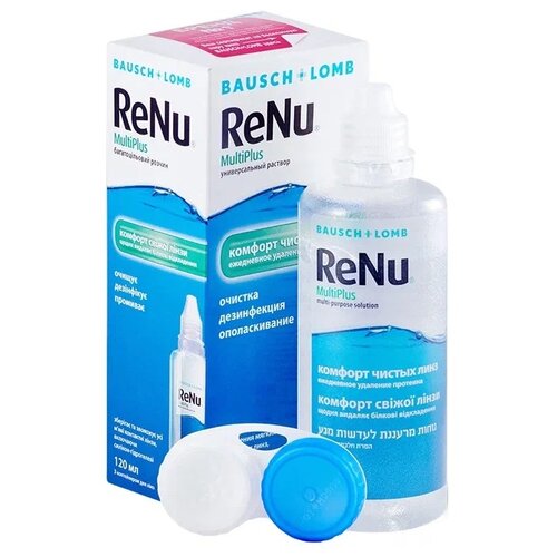 ���� ������� BAUSCH+LOMB Renu MultiPlus, � �����������, 120 ��, 1 ��. ������ ������