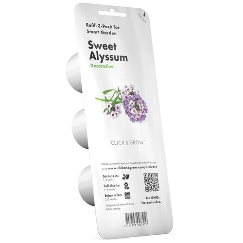       Click and Grow Refill 3-Pack   (Sweet Alyssum)   -     , -, 
