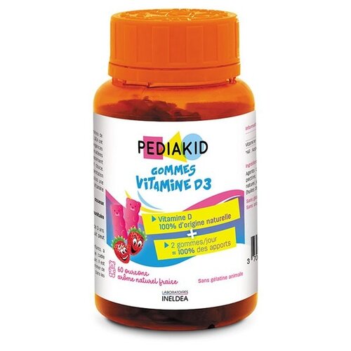���� PEDIAKID Gommes Vitamine D3 ������. ���., 1 �, 60 ��., 1 ��., �������� ������ ������