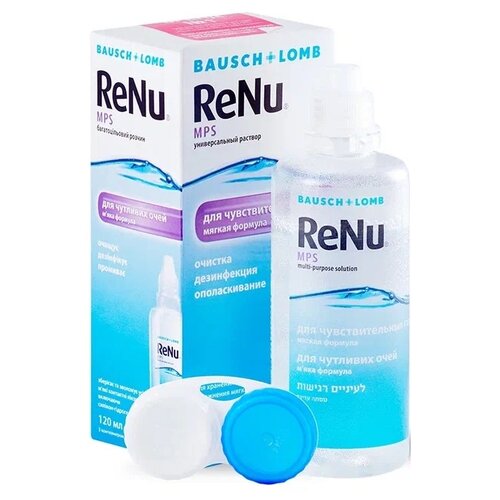 ���� ������� BAUSCH+LOMB Renu MPS, � �����������, 120 ��, 1 ��. ������ ������