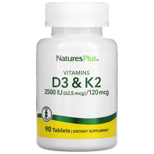 ���� NaturesPlus, �������� D3 � K2, 90 �������� ������ ������