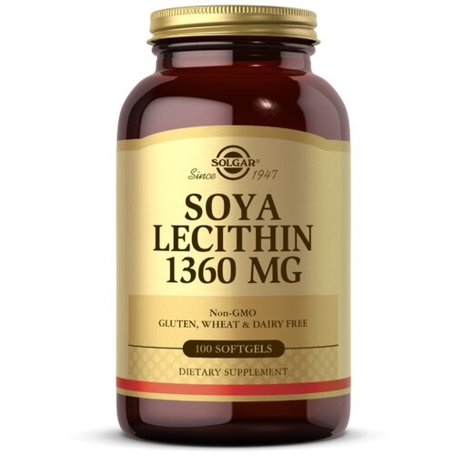 ���� Solgar Natural Soya Lecithin ����., 1360 ��, 1.93 �, 100 ��., 1 ��. ������ ������